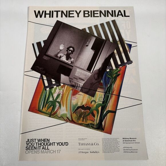 2017 WHITNEY BIENNIAL Print ad Poster pinup Page Museum of American Art Gallery - Picture 1 of 1